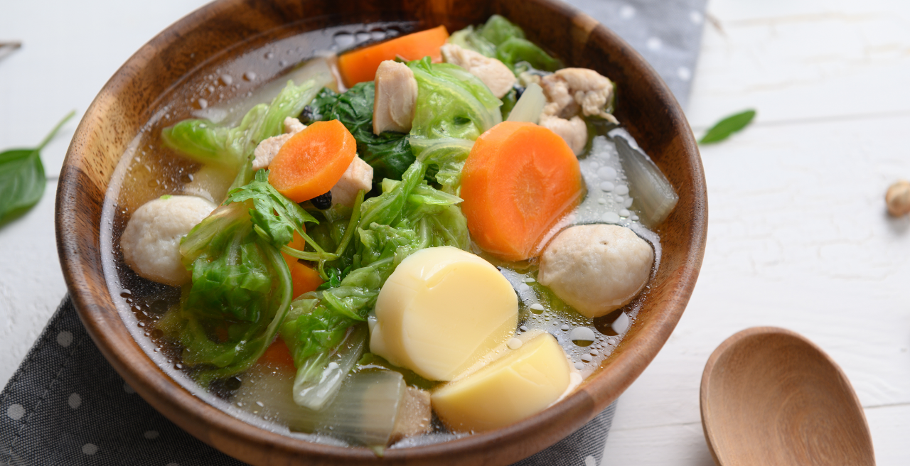 A light, cooling plate of food